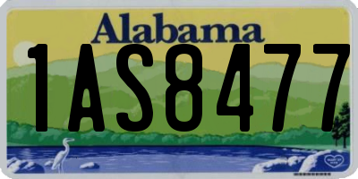 AL license plate 1AS8477