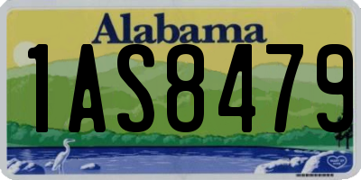 AL license plate 1AS8479