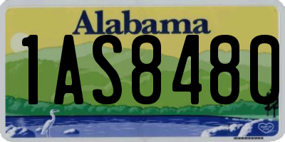 AL license plate 1AS8480