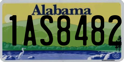AL license plate 1AS8482