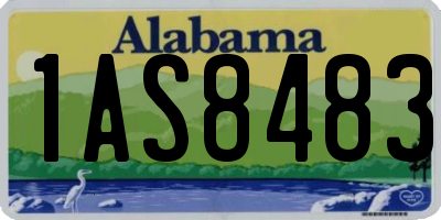 AL license plate 1AS8483