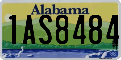 AL license plate 1AS8484