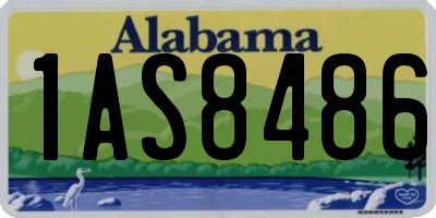 AL license plate 1AS8486