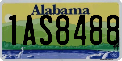 AL license plate 1AS8488