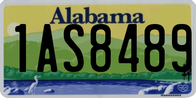AL license plate 1AS8489