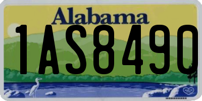 AL license plate 1AS8490