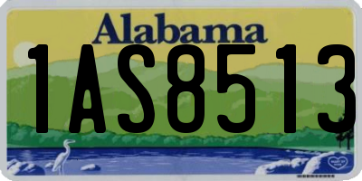 AL license plate 1AS8513