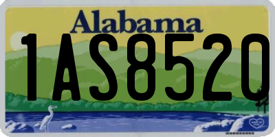 AL license plate 1AS8520