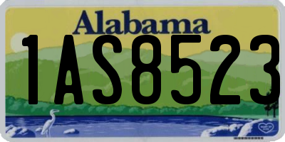 AL license plate 1AS8523