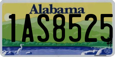 AL license plate 1AS8525