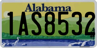 AL license plate 1AS8532
