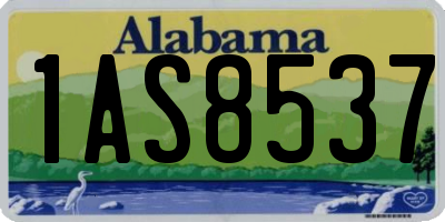AL license plate 1AS8537