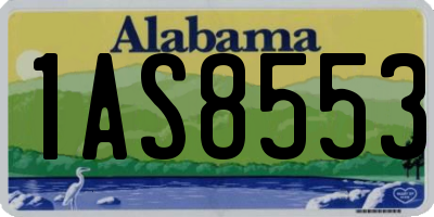 AL license plate 1AS8553