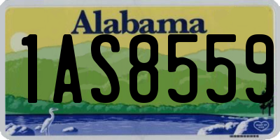 AL license plate 1AS8559