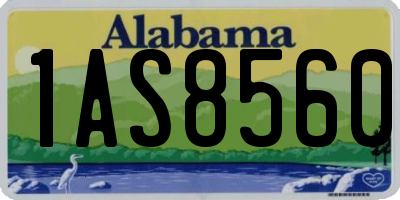AL license plate 1AS8560
