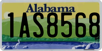 AL license plate 1AS8568
