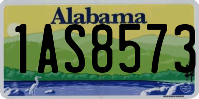 AL license plate 1AS8573
