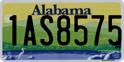 AL license plate 1AS8575