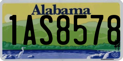 AL license plate 1AS8578
