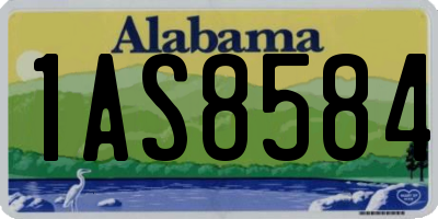 AL license plate 1AS8584
