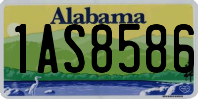 AL license plate 1AS8586