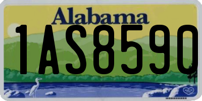AL license plate 1AS8590
