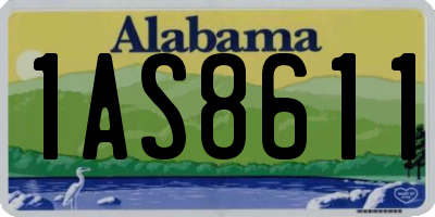AL license plate 1AS8611