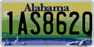 AL license plate 1AS8620