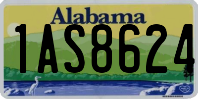 AL license plate 1AS8624