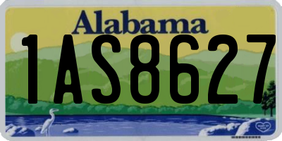 AL license plate 1AS8627