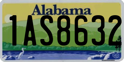 AL license plate 1AS8632