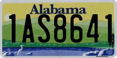 AL license plate 1AS8641