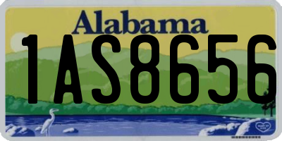 AL license plate 1AS8656