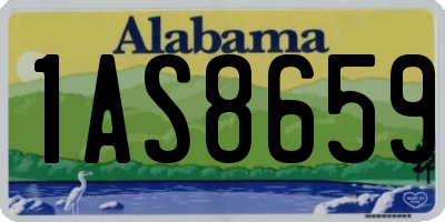 AL license plate 1AS8659