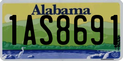AL license plate 1AS8691