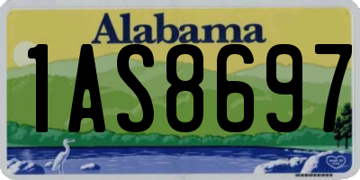 AL license plate 1AS8697