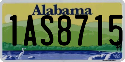 AL license plate 1AS8715