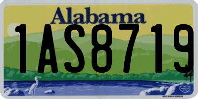 AL license plate 1AS8719