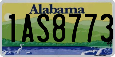 AL license plate 1AS8773