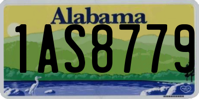 AL license plate 1AS8779