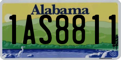 AL license plate 1AS8811