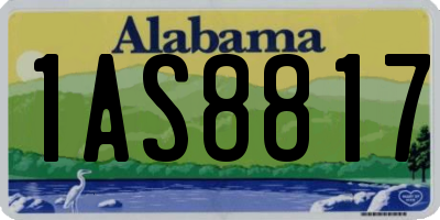 AL license plate 1AS8817