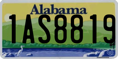 AL license plate 1AS8819