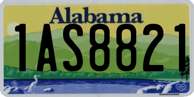 AL license plate 1AS8821