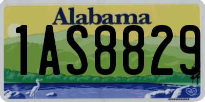 AL license plate 1AS8829
