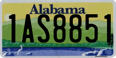 AL license plate 1AS8851