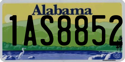 AL license plate 1AS8852
