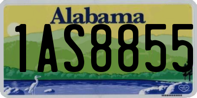 AL license plate 1AS8855