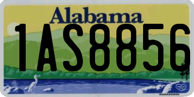 AL license plate 1AS8856