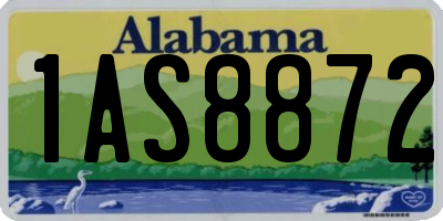 AL license plate 1AS8872
